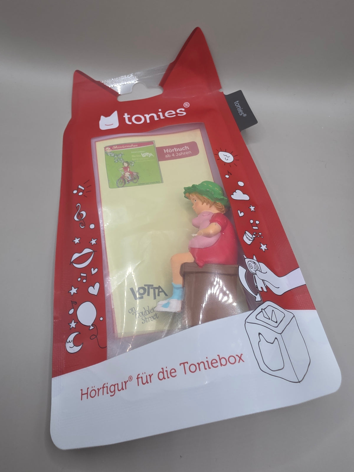 Na klar, Lotta kann Fahrrad fahren