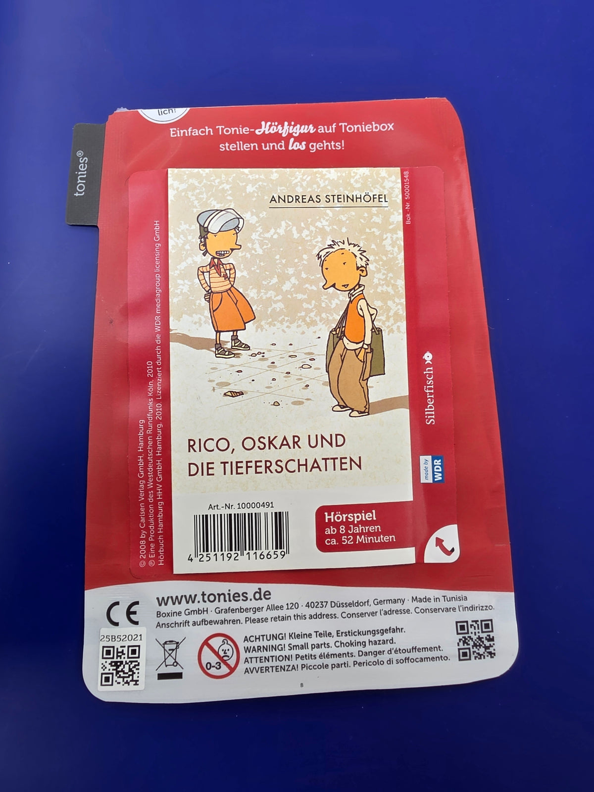 Booklet Rico, Oskar und die Tieferschatten