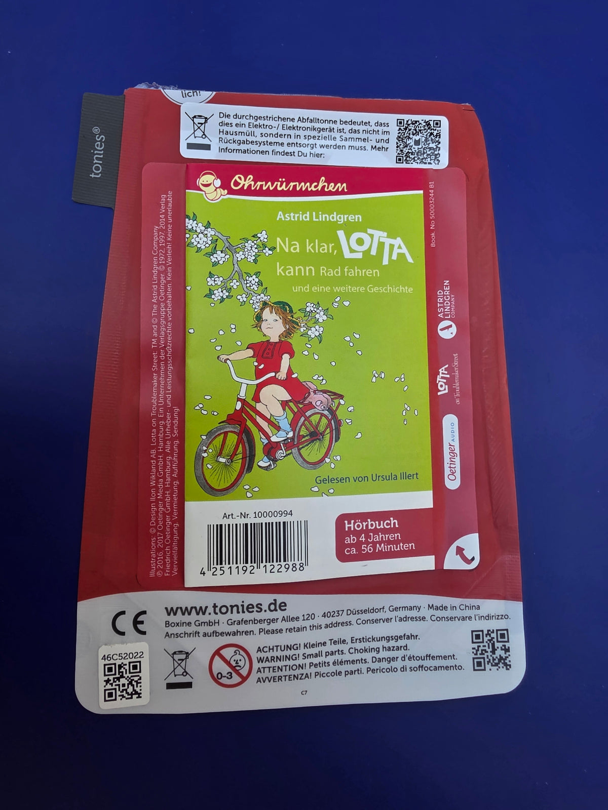 Booklet Na klar, Lotta kann Rad fahren