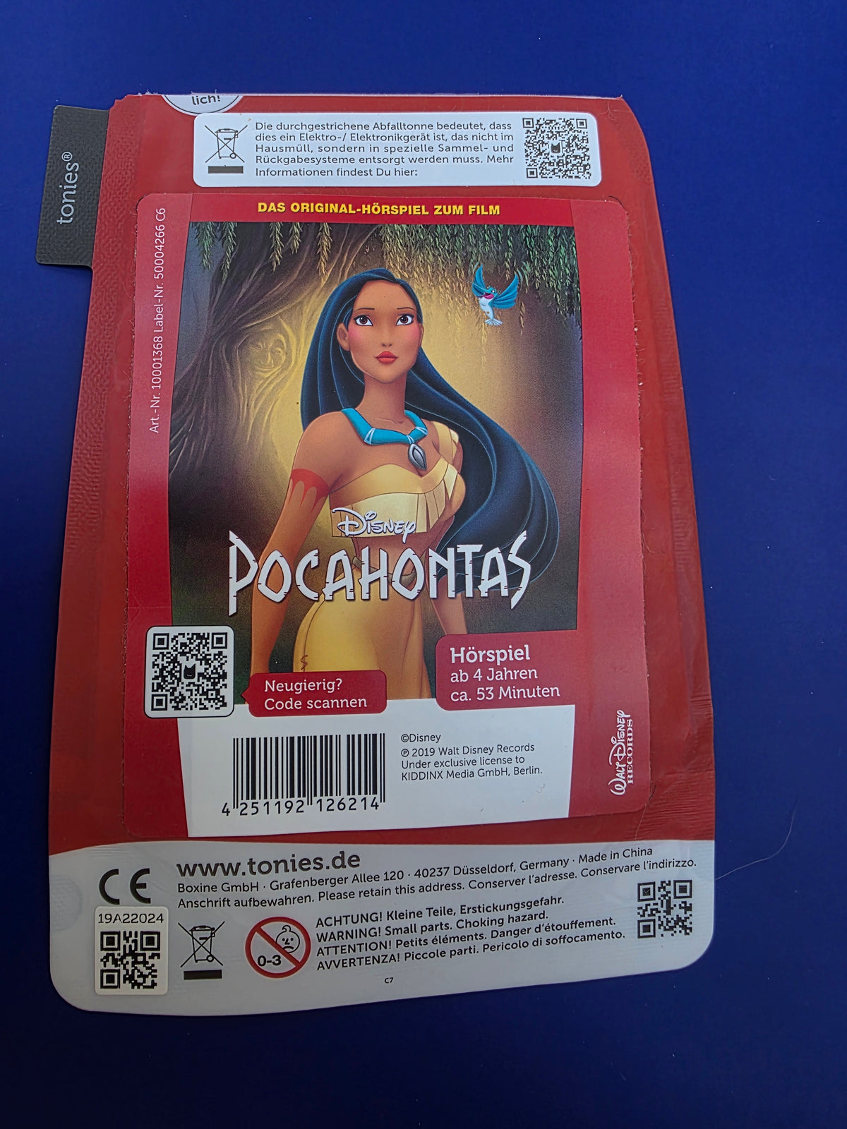 Booklet Pocahontas