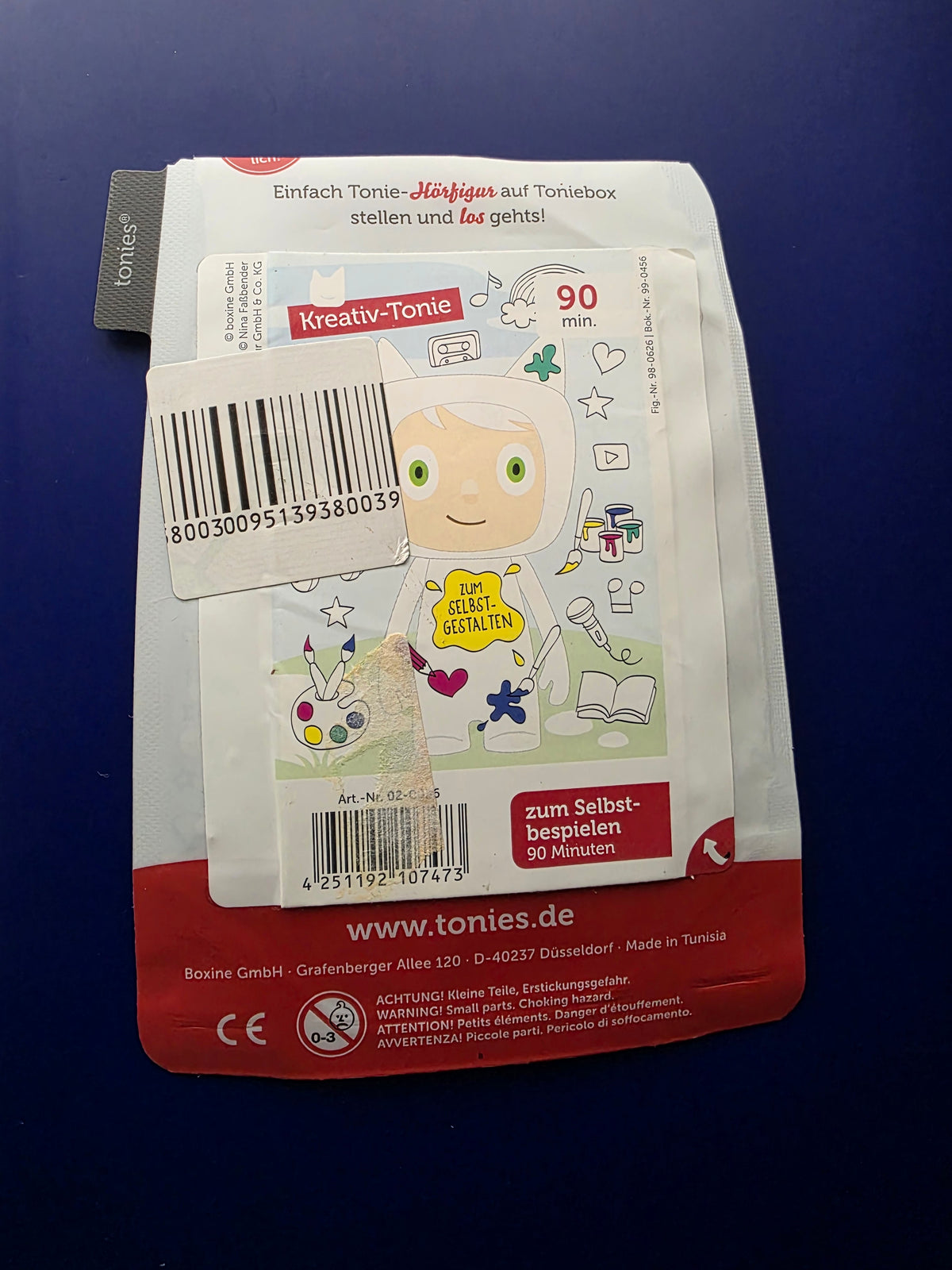 Booklet kreativ-Tonie blanko