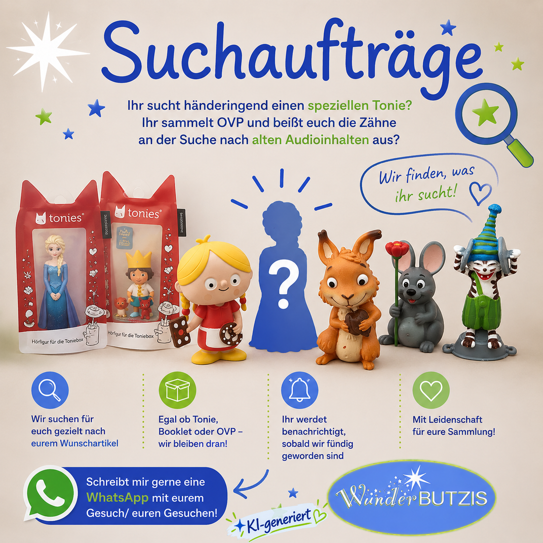 Tonies© gesucht Glücksfüchse Mama Muh Stella Ben