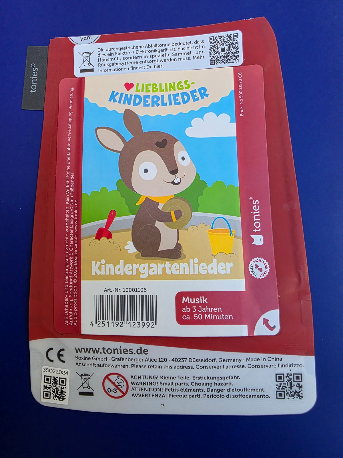 Booklet Kindergartenlieder