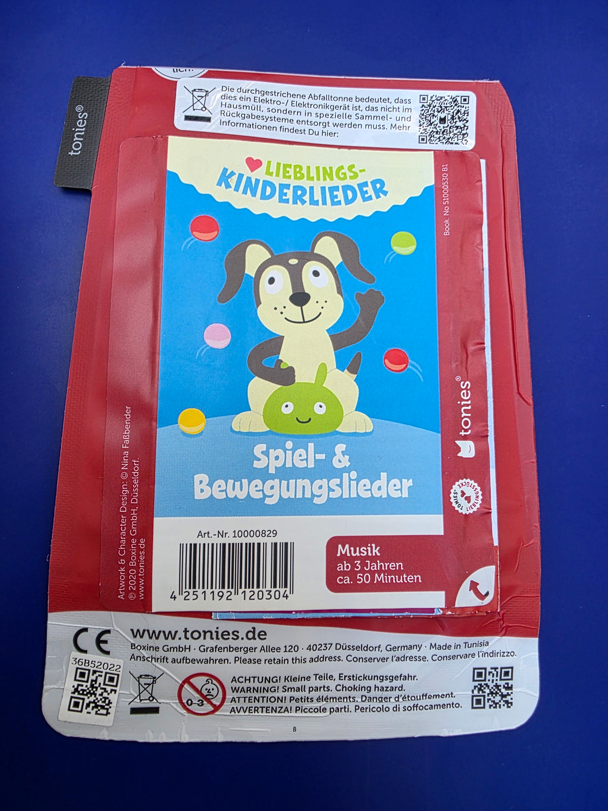 Booklet Spiel- und Bewegungslieder (Einriss links)