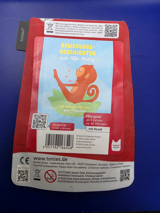 Booklet Bewegungsgeschichten Affe Marty