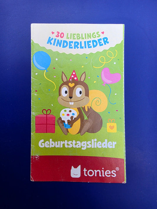 Booklet Geburtstagslieder