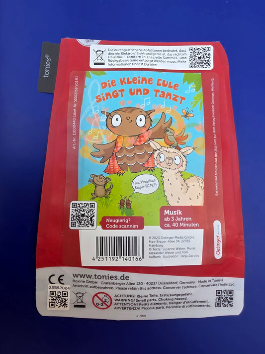 Booklet Die kleine Eule singt und tanzt