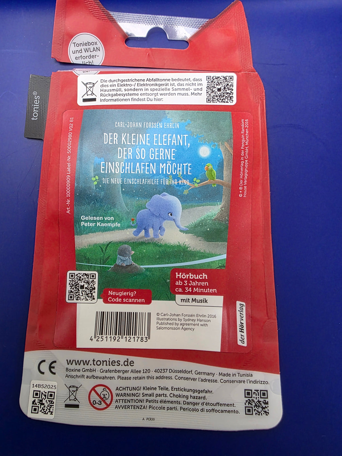 Booklet Der kleine Elefant, der so gerne einschlafen möchte